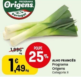 Intermarché Alho Frances 1kg promoção