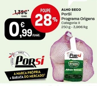 Intermarché Alho Seco promoção