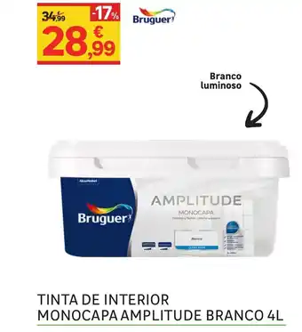 Tinta de Interior Monocapa Amplitude Branco 4L