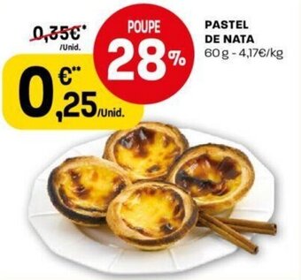 Intermarché Pastel de Nata 60g promoção