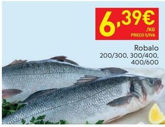 Recheio Robalo promoção