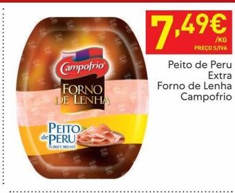 Recheio Presunto de peru campofrio promoção