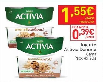 Recheio Iogurte activia promoção