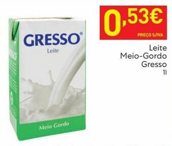 Recheio Leite gresso promoção