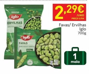 Recheio Ervilhas congeladas iglo promoção