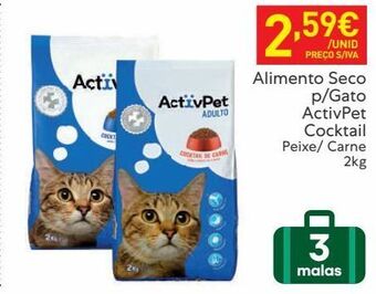 Recheio Ração para gatos activpet promoção