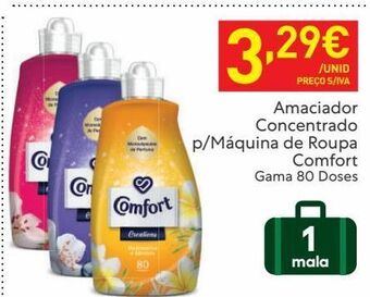 Recheio Amaciador comfort promoção
