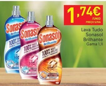 Recheio Detergente líquido sonasol promoção