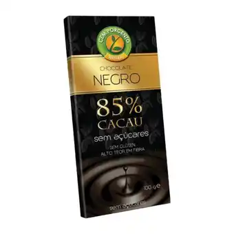 ALDI Cem porcento chocolate negro 85% sem açúcares promoção