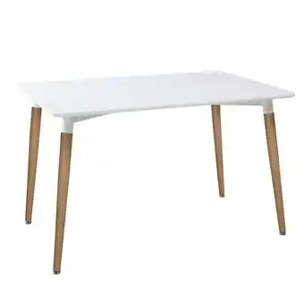Hôma Mesa de cozinha roka com pés em madeira promoção