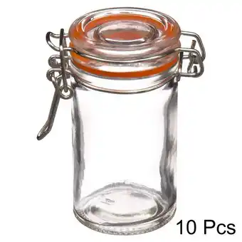 Hôma Conjunto de 10 frascos de vidro com tampa promoção