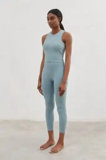 Leggings compridos verde seamless