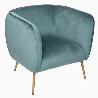 Hôma Cadeirão leria verde jade de veludo promoção