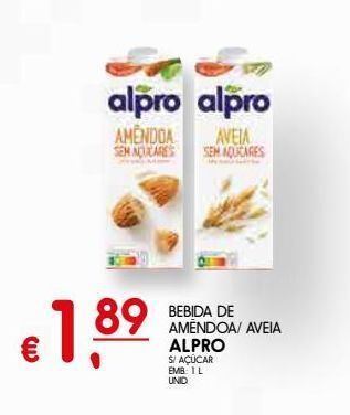 Meu Super Bebida de amêndoa alpro promoção