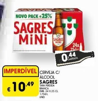 Meu Super Cerveja sagres mini promoção