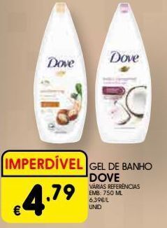 Meu Super Gel de banho dove promoção