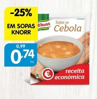 Minipreço Sopa knorr promoção