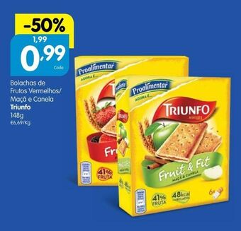 Minipreço Bolacha recheada triunfo promoção