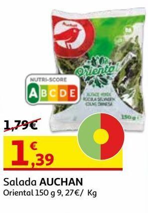 Auchan Salada oriental auchan:150 g promoção