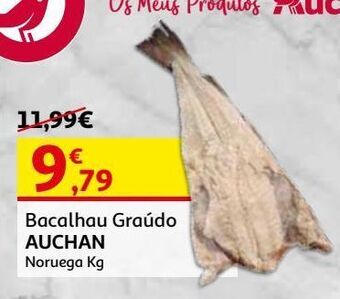 Auchan Bacalhau graúdo auchan noruega kg promoção