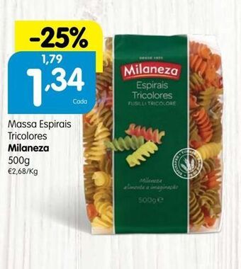 Minipreço Macarrão milaneza promoção