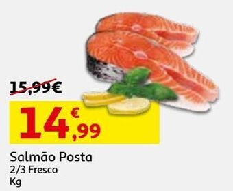 Auchan Salmao 2/3:fresco posta kg promoção