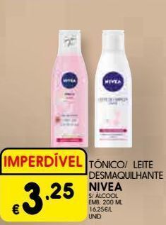 Meu Super Tónico corporal nivea promoção