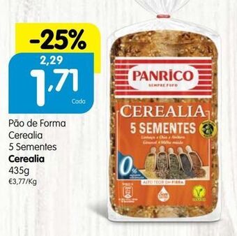 Minipreço Pão de forma panrico promoção