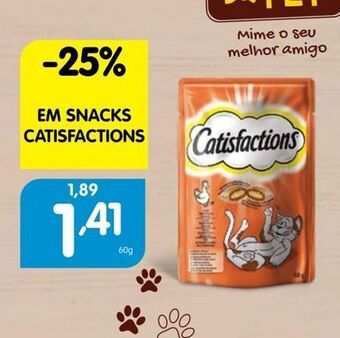 Minipreço Ração para gatos catisfaction promoção