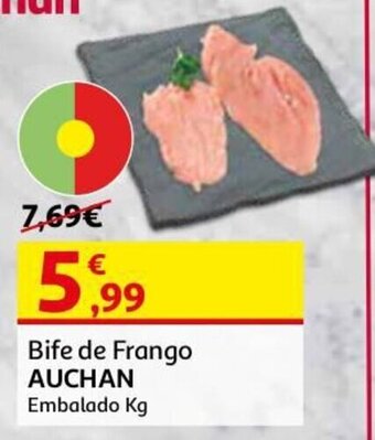 Auchan Bife de frango auchan:kg promoção