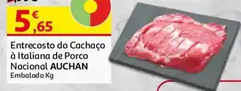 Auchan Porco nacional cachaç0:italiana:kg promoção