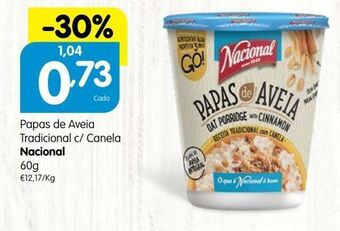 Minipreço Cereal de aveia nacional promoção