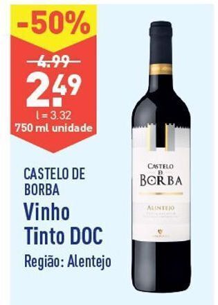 ALDI Vinhos castelo de borba promoção
