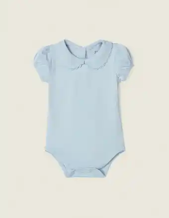 Zippy Body de manga curta para recém-nascida, azul promoção