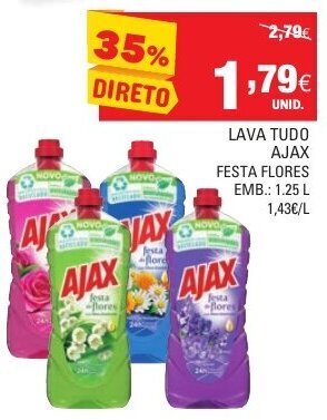 Lava Tudo Ajax 1,25L