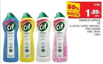Continente Creme de Limpeza CIF promoção