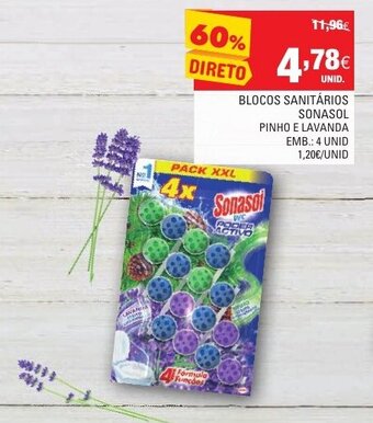 Continente Blocos Sanitários Sonasol 4 Unid promoção