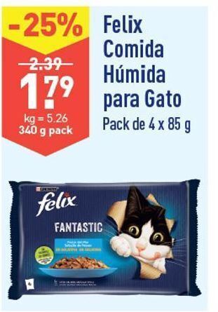 ALDI Ração para gatos felix promoção