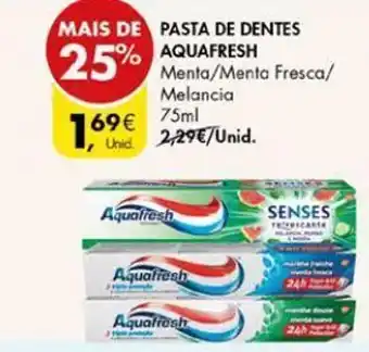 Pingo Doce Pasta de dentes aquafresh promoção
