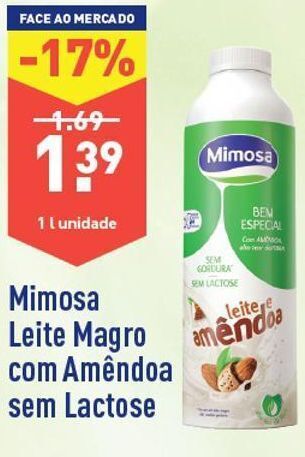 ALDI Leite mimosa promoção