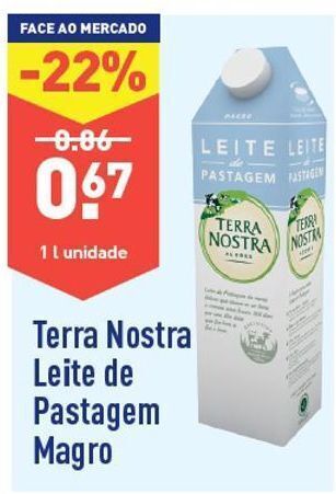 ALDI Leite terra nostra promoção