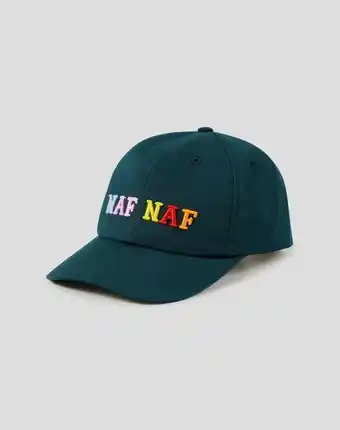 Naf Naf Gorra con visera color azul marino promoção