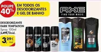 Pingo Doce Desodorizante axe promoção