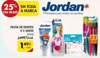 Pasta de dentes jordan