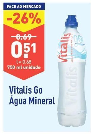ALDI Água vitalis promoção