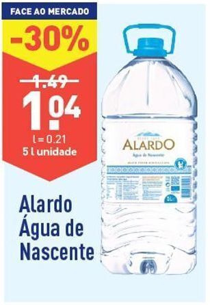 ALDI Água promoção