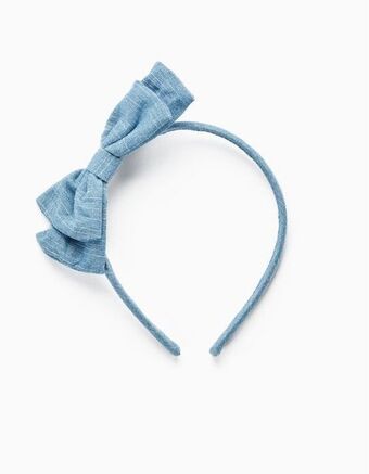 Zippy Bandolete com laço para bebé e menina, azul promoção
