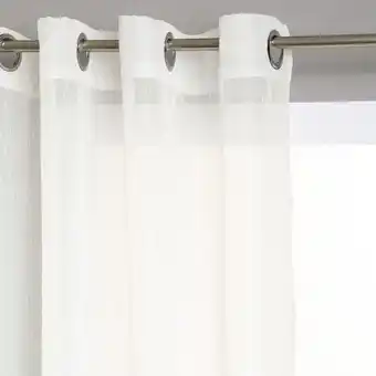 Hôma Cortina efeito riscas cru 140x240cm promoção