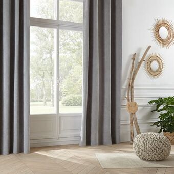 Hôma Cortina memories cinza claro 140x260cm promoção