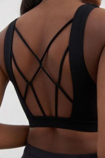 Springfield Top desportivo preto collagen feel promoção